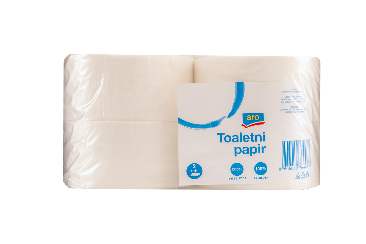 aro Toalet papir jumbo 1363 lista, 4/1