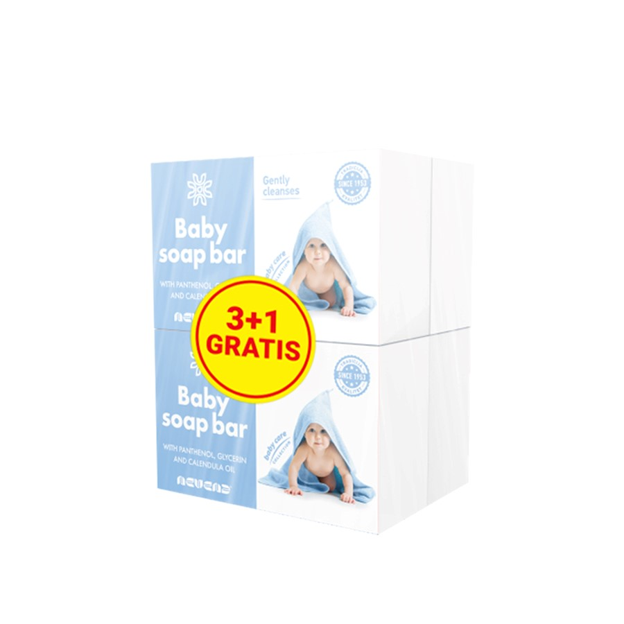 nevena Baby sapun plavi 78 g 3+1 set, 312 g