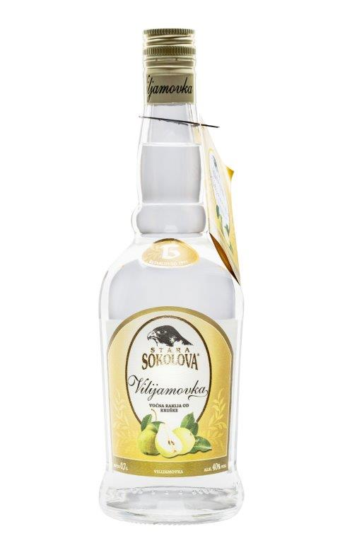 STARA SOKOLOVA Rakija viljamovka 40% vol 0,7 l bez kutije
