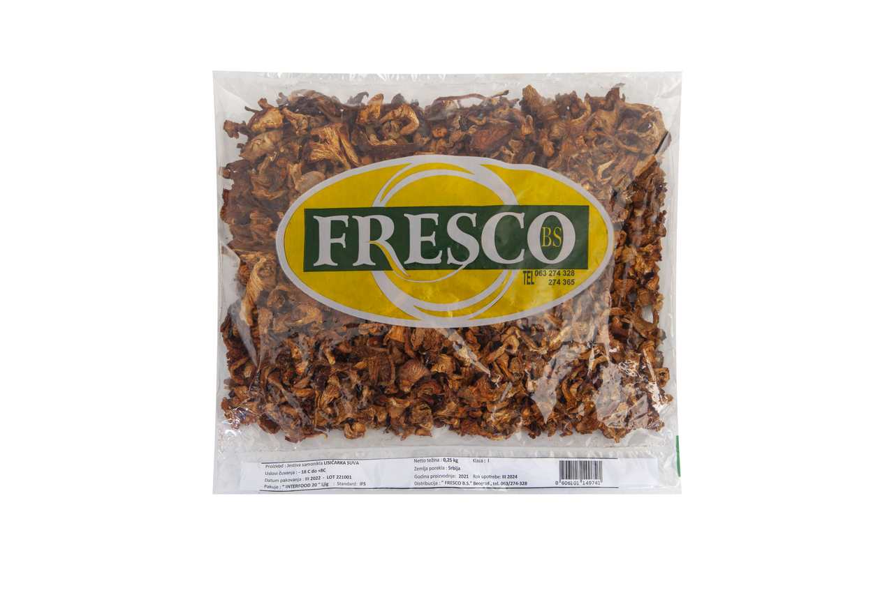 Pečurke suva lisičarka 250 g