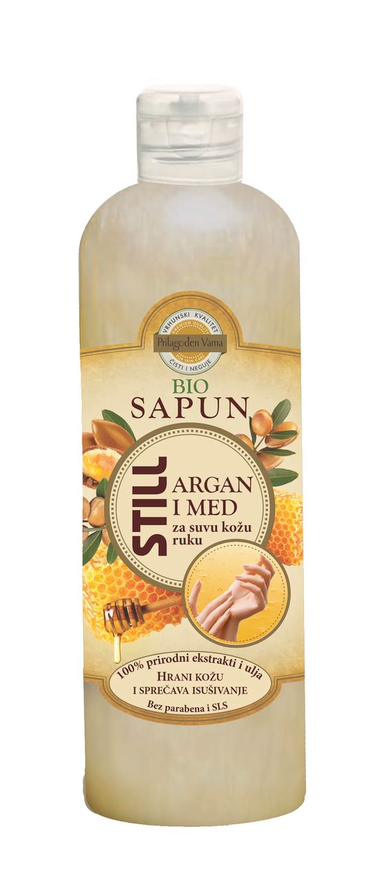 Sapun tečni bio argan med Still 1l