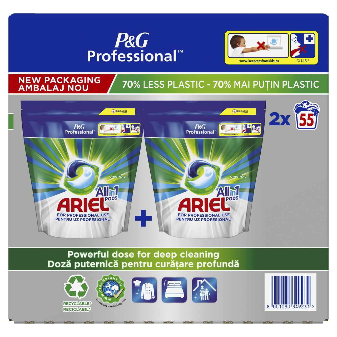 ARIEL Professional Kapsule za pranje veša regular 110/1