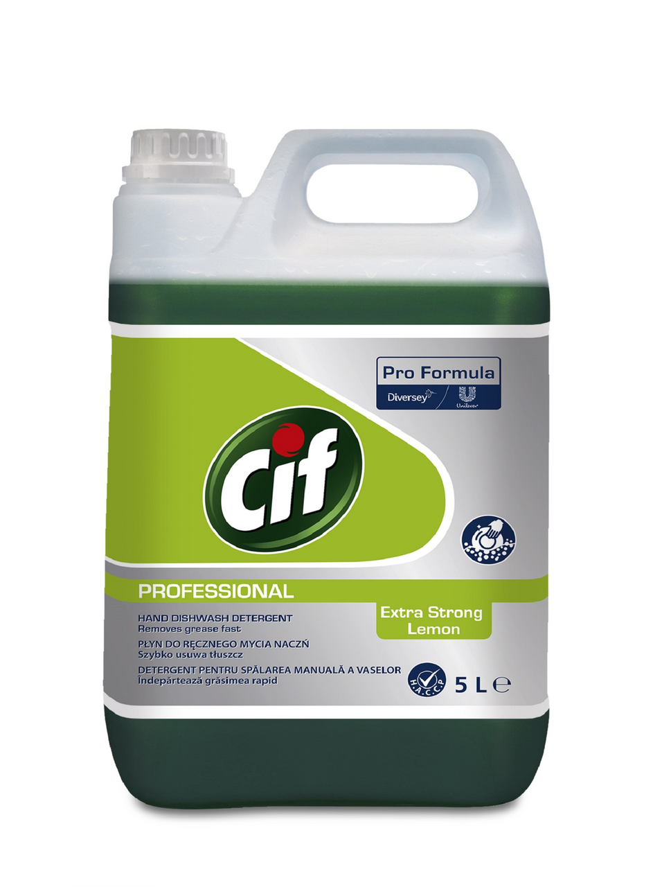 Cif PROFESSIONAL Tečni deterdžent za ručno pranje posuđa extra strong lemon 5 l