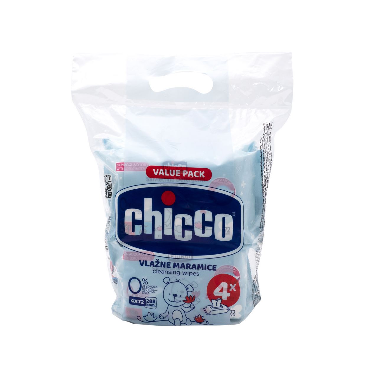 Vlazne maramice Chicco ns 4pak 288kom