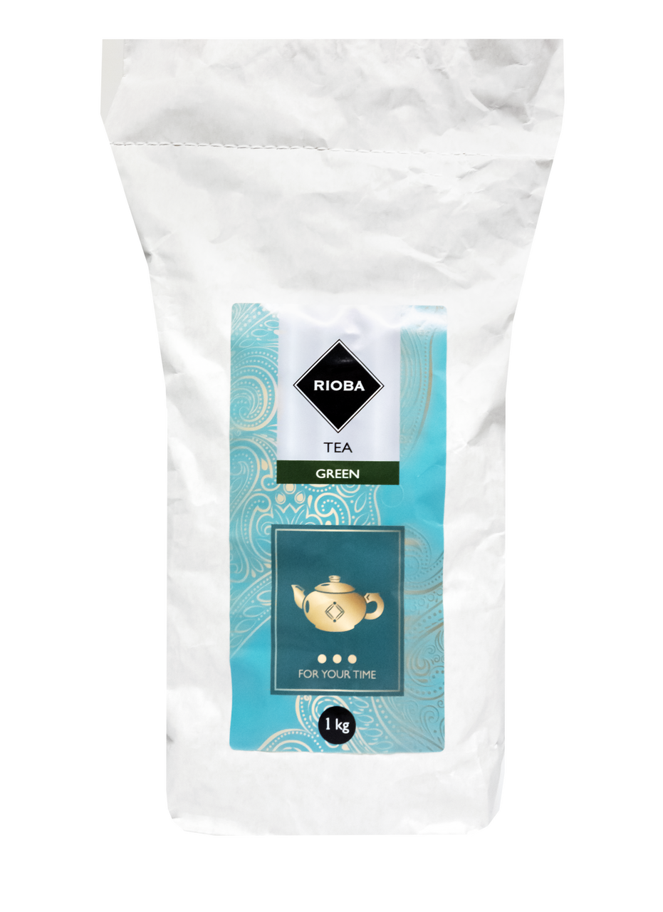 RIOBA Čaj zeleni 1 kg, kesa