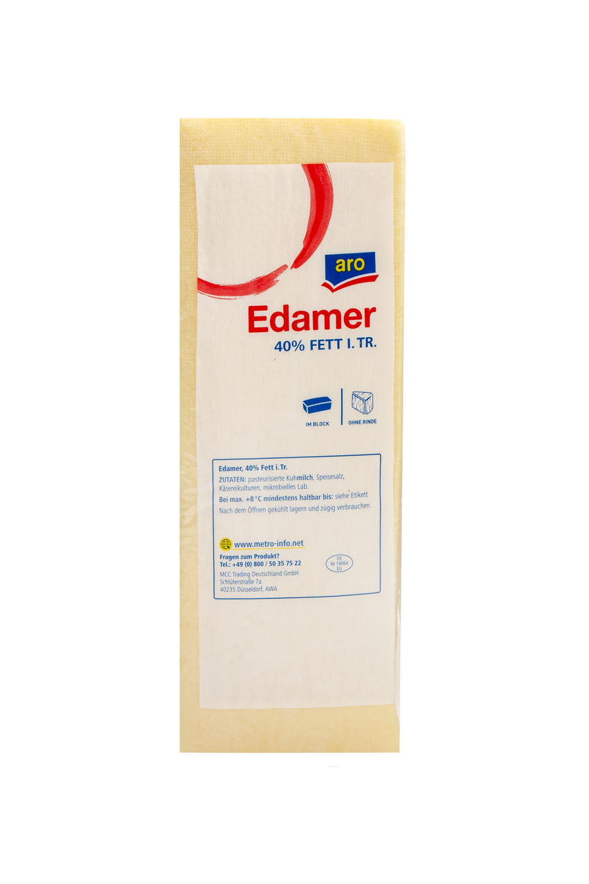 aro Sir edam 40% mlečne masti cca 3 kg