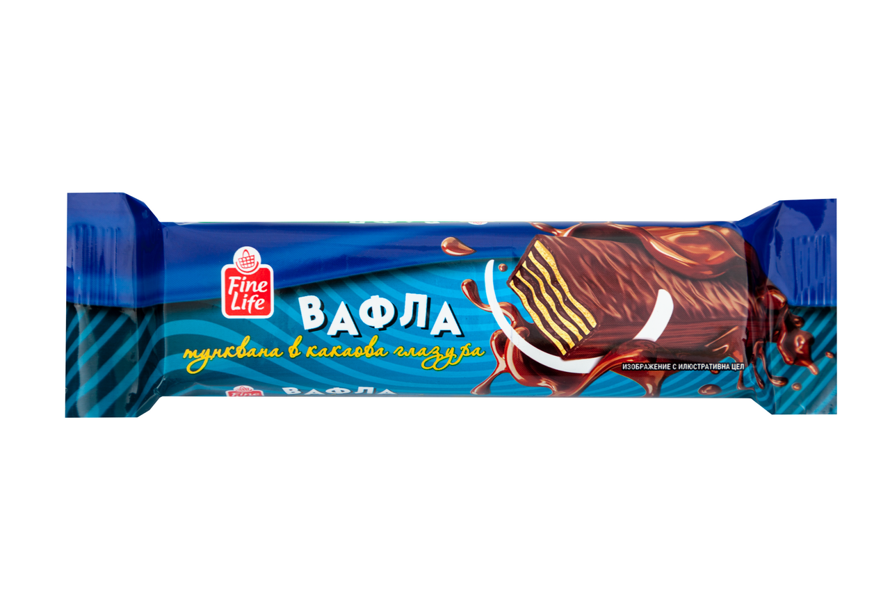 Fine Life Napolitanka sa kikiriki punjenjem prelivena čokoladom 50 g