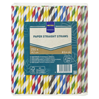 METRO PROFESSIONAL Papirne slamčice za smuti, mix 5 boja, dužina 240 mm, Ø 8 mm, 250/1