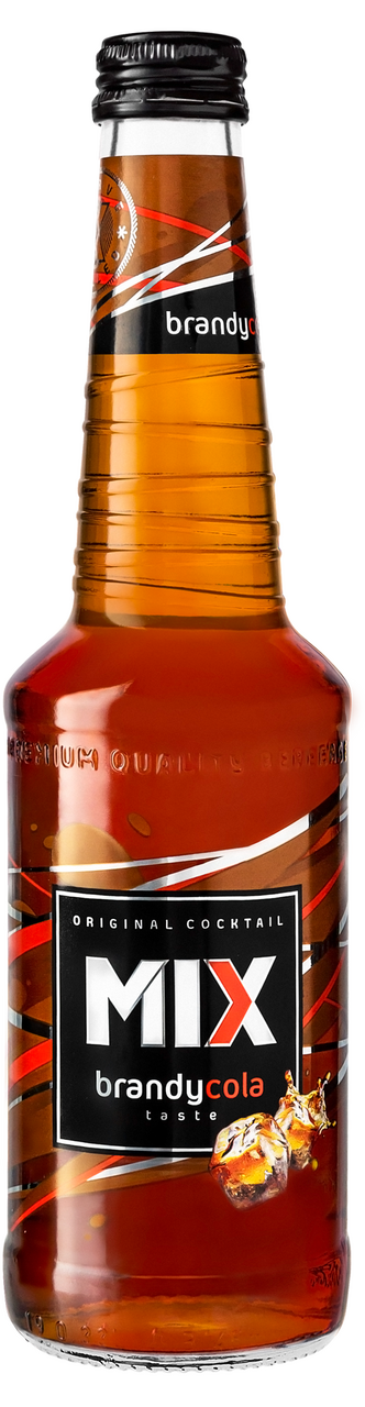 MIX Koktel gazirani alkoholni brandy & cola Vol. 4%, 0,33 l
