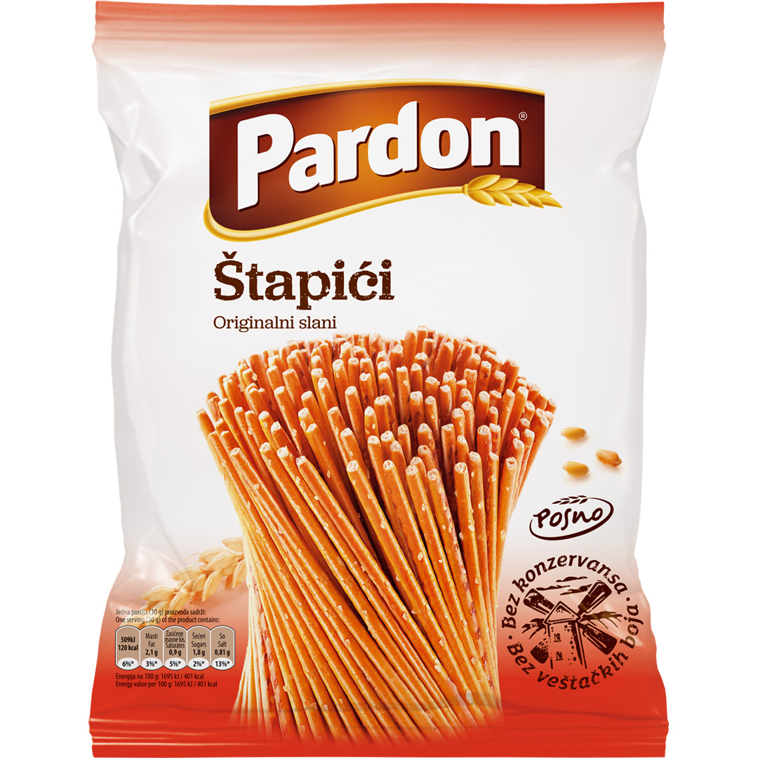 Pardon Štapići slani 90 g