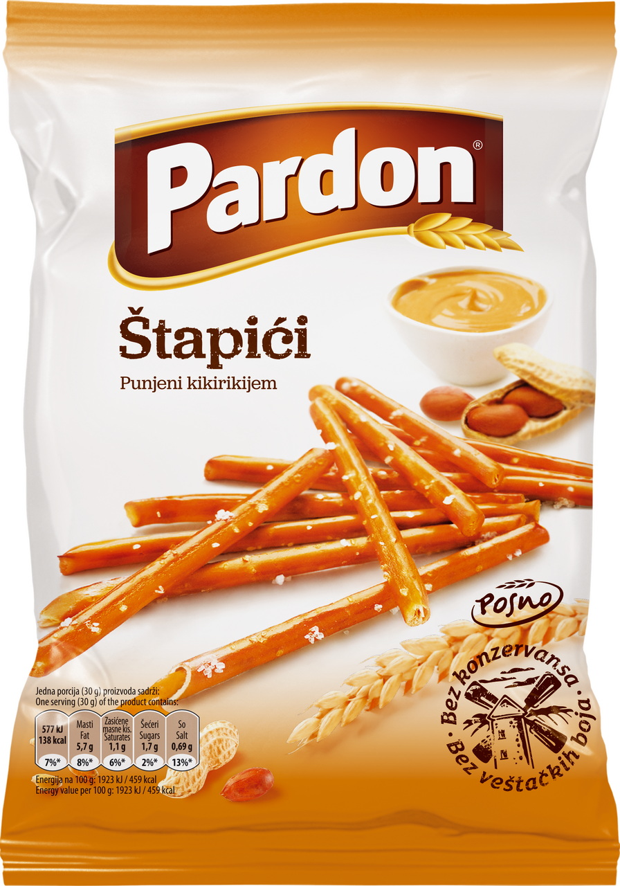 Pardon Štapići sa kikirikijem 100 g