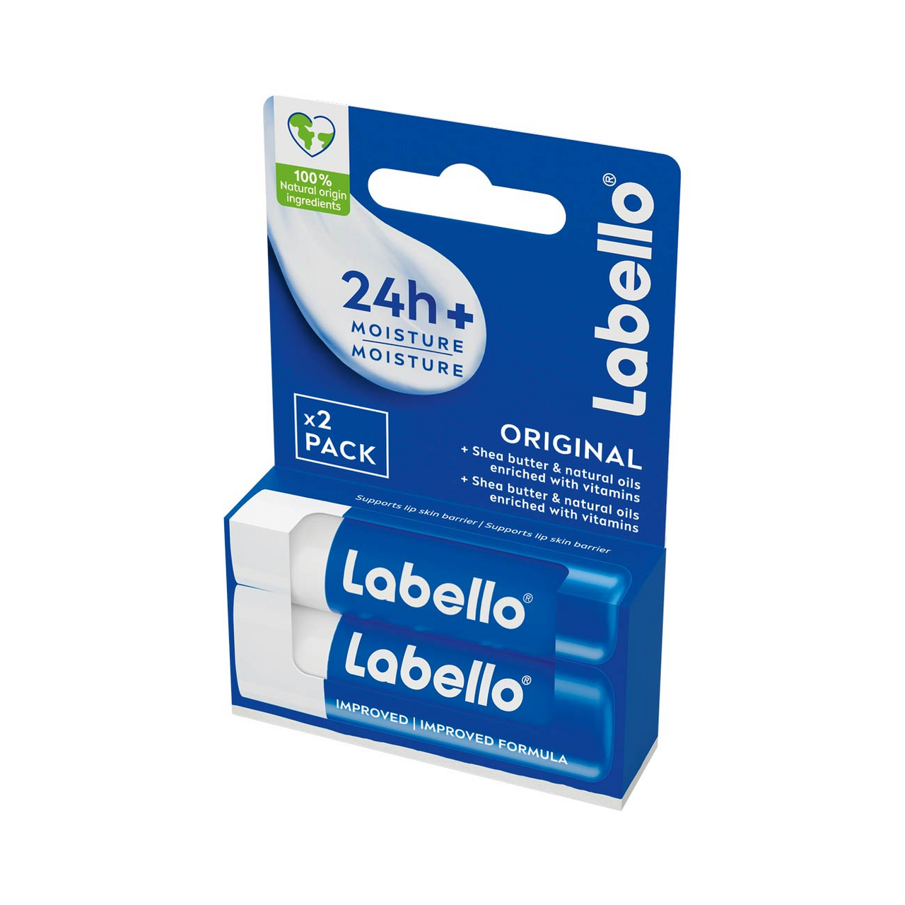 Labello Balzam za usne original duo pack 4,8 g x 2 kom, 9,6 g