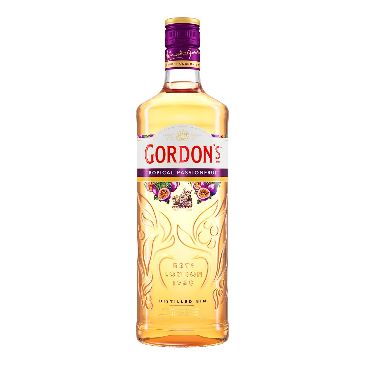 GORDON’S Džin tropical passion fruit 37,5% vol 0,7 l