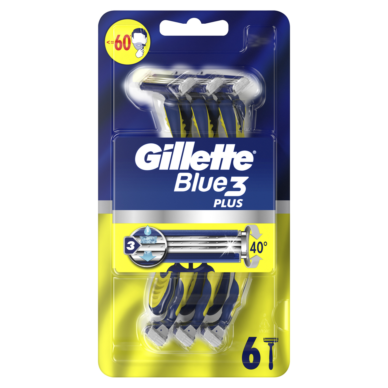 Gillette Brijač blue3 plus 6/1