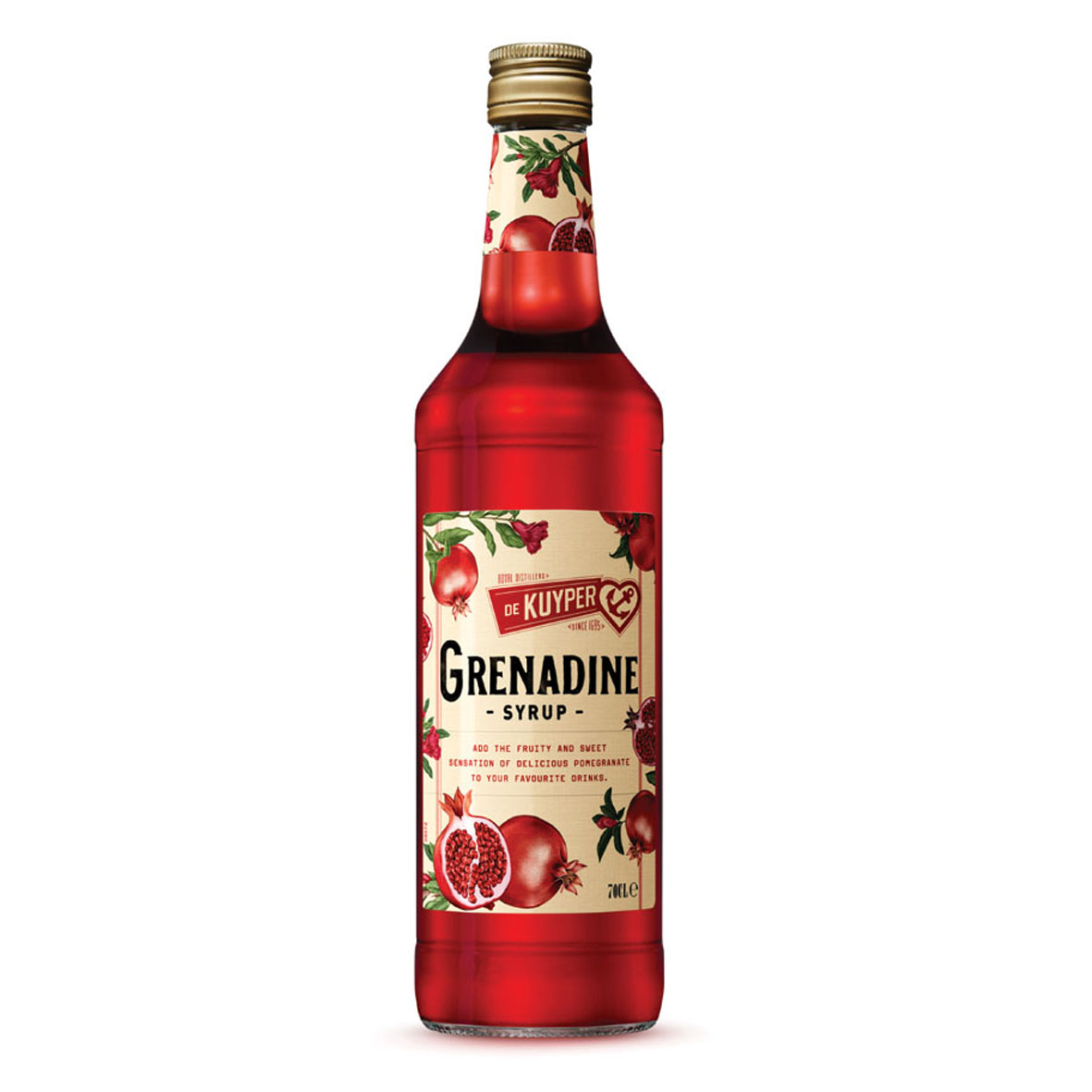 DE KUYPER Liker grenadine cocktail syrup 0% vol 0,7 l