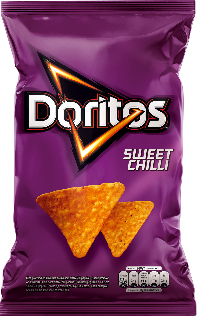 Doritos Čips tortilja sweet chilli 90 g