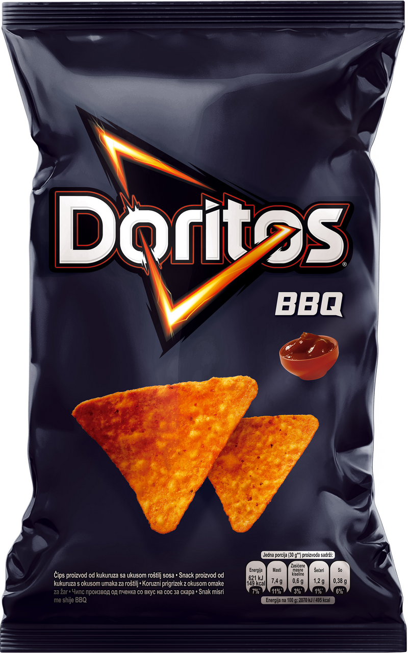 Doritos Čips tortilja bbq 90 g