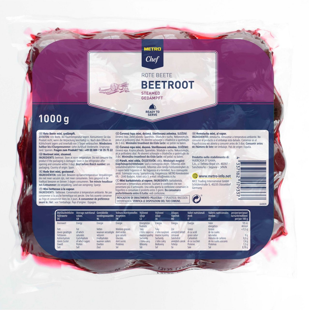 METRO Chef Kuvana cvekla 1 kg