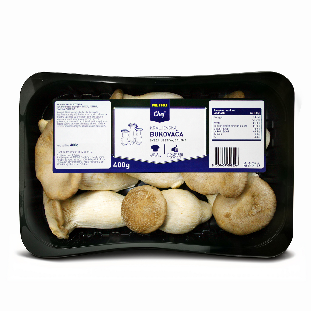 METRO Chef Pečurke kraljevska bukovača cela 400 g