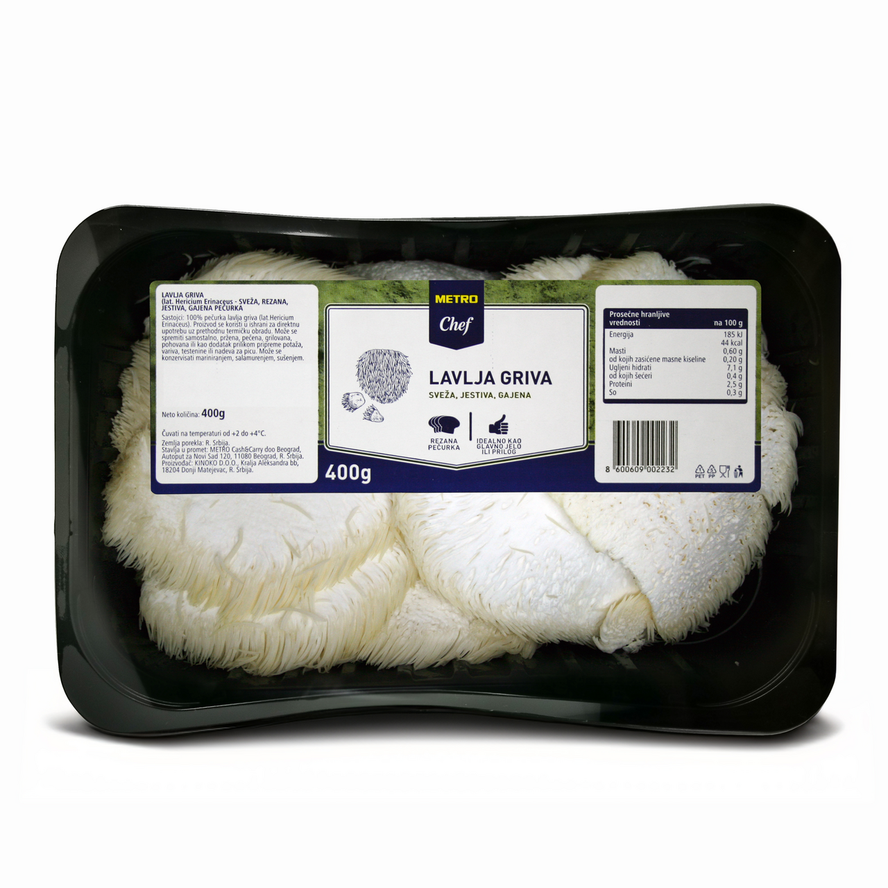 METRO Chef Pečurke lavlja griva rezana 400 g