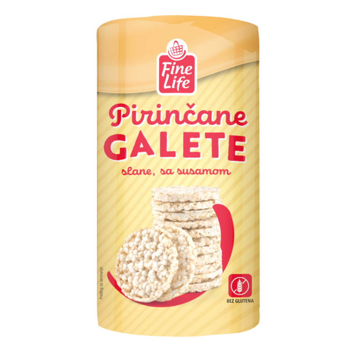 Fine Life Pirinčane galete susam i so 100 g