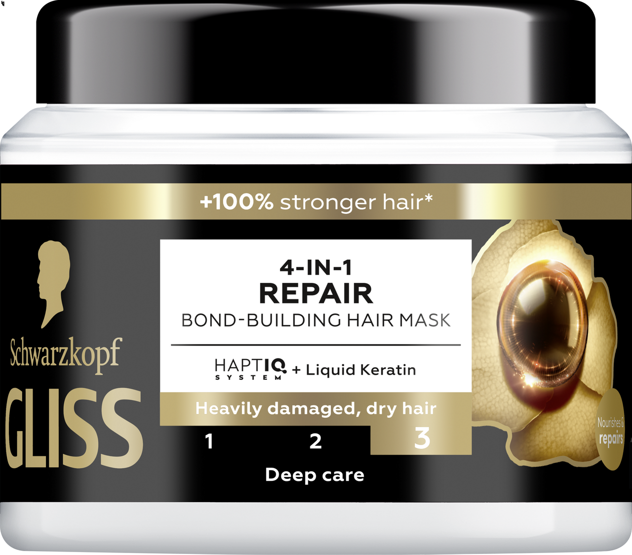 GLISS Maska za kosu 4 u 1 repair 400 ml