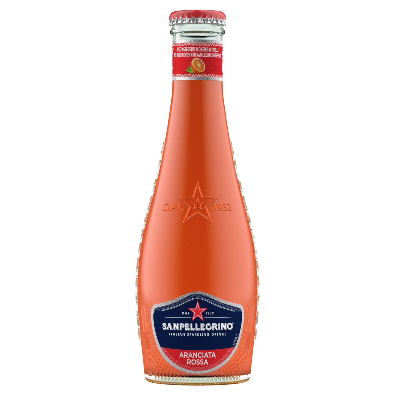 SANPELLEGRINO Gazirani sok od crvene pomorandže 0,2 l, staklena flašica