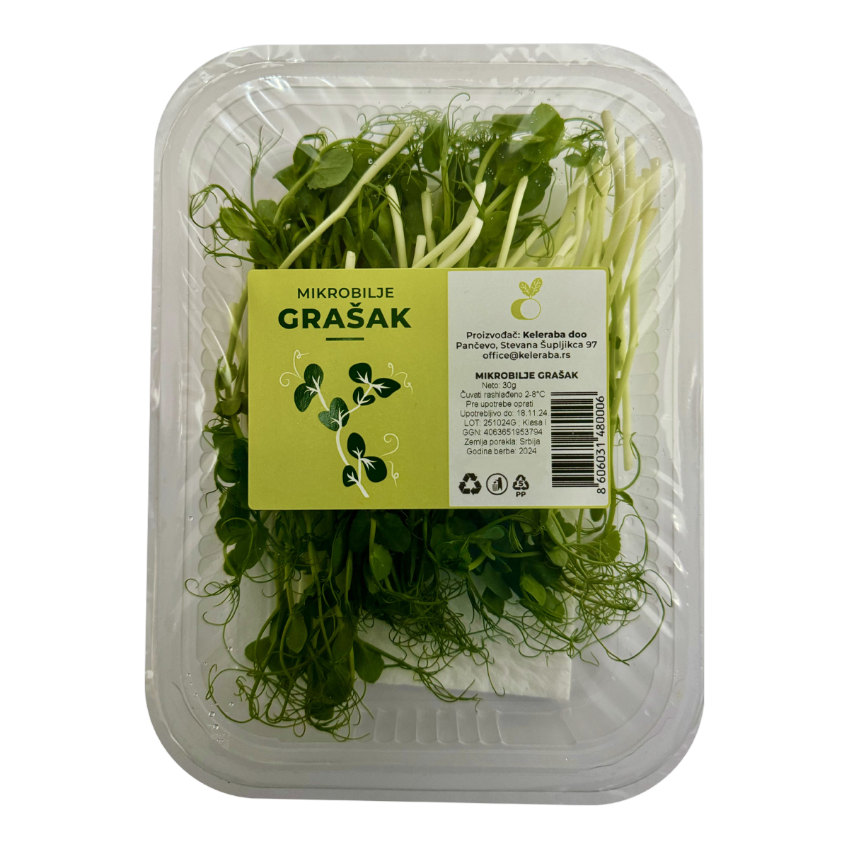 Mikro bilje grašak 30 g