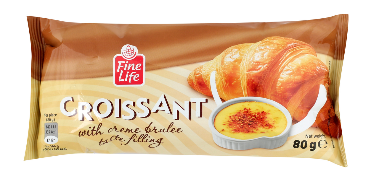 Fine Life Kroasan krem brulle 80 g