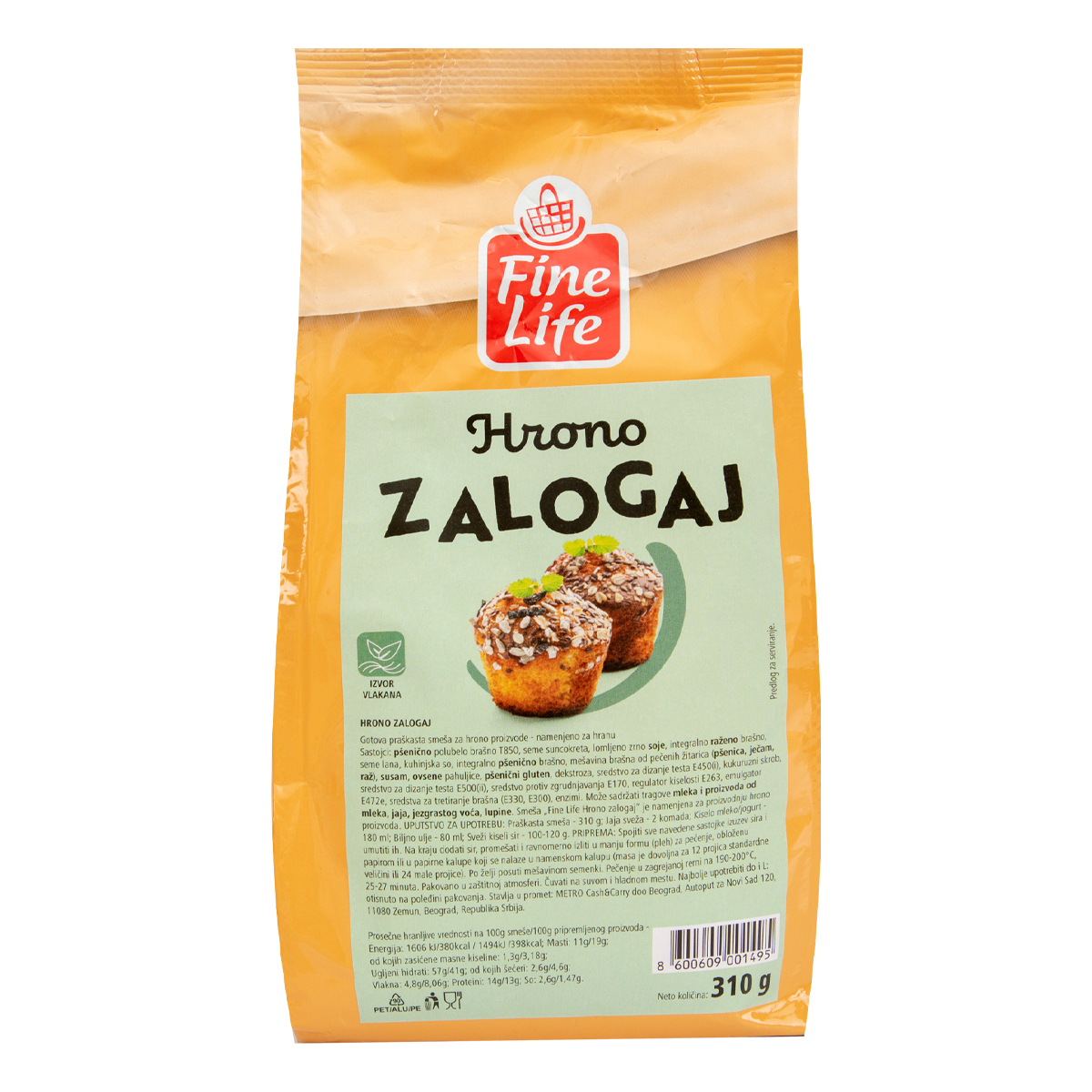 Fine Life Smeša za hrono zalogaj 310 g
