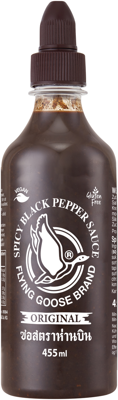 FLYING GOOSE Sos crni biber 455 ml