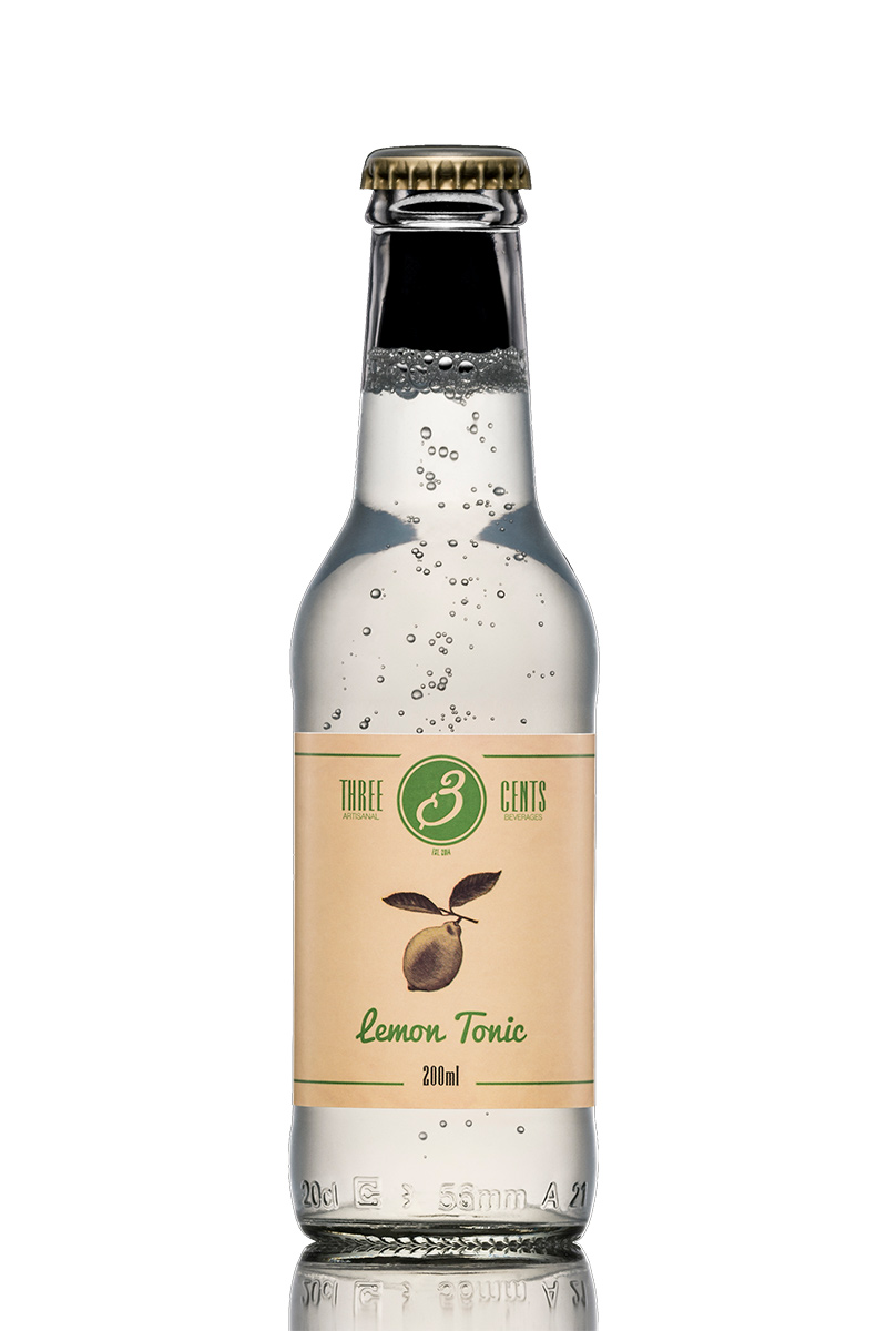 THREE CENTS Gazirani sok lemon tonic 0,2 l nepovratna boca