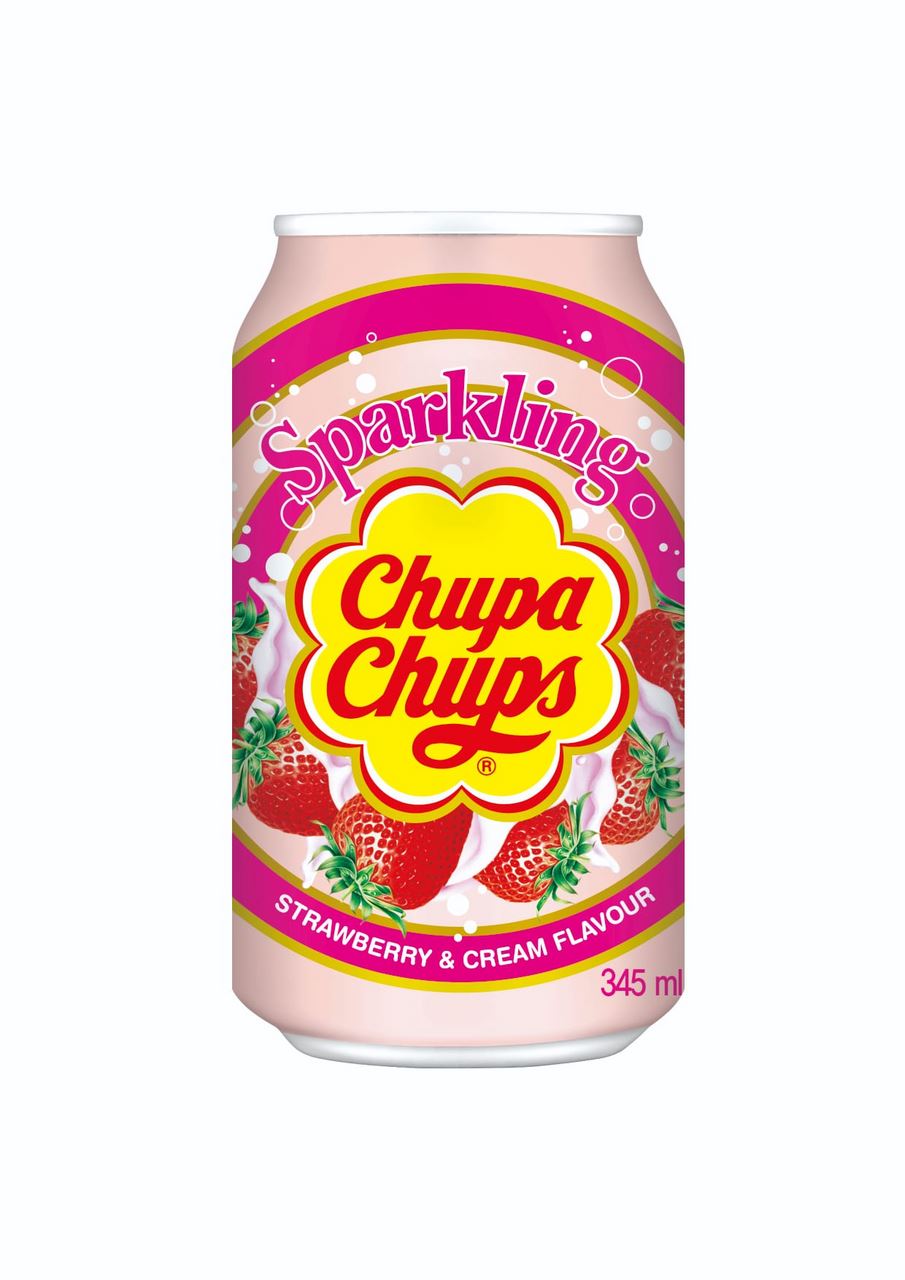 Chupa chups strawberry cream 345ml