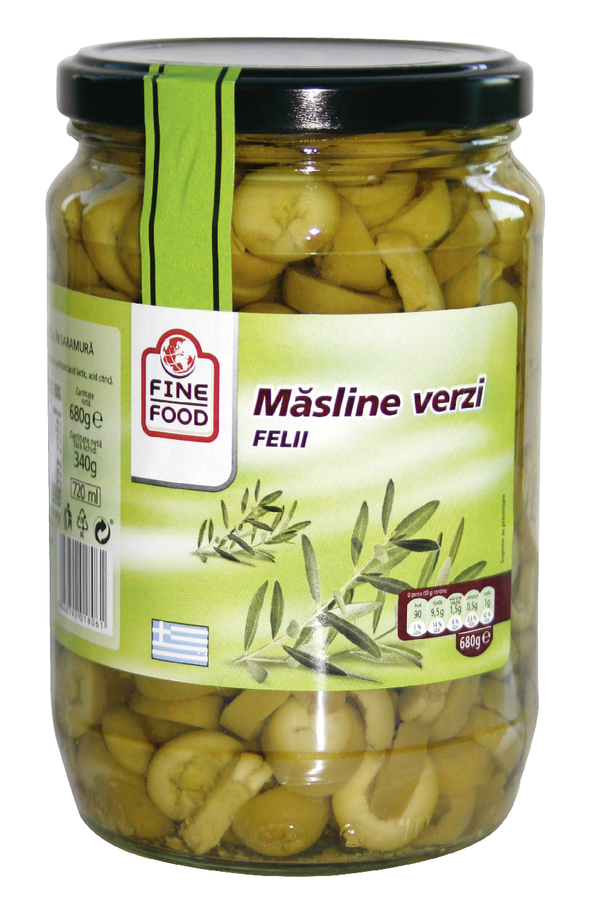 Fine Life Maslina rezana zelena 680 g