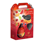 ČOKA Di Luna Sangria Crveno voćno vino di luna sangria 8,5 % vol 1 l + dve čaše