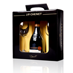 J.P. CHENET Vino crveno merlot cabarnet reserva 0,75 l + dve čaše, poklon kutija