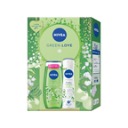 NIVEA Poklon set green love (gel za tuširanje 250 ml + dezodorans 150 ml), kutija