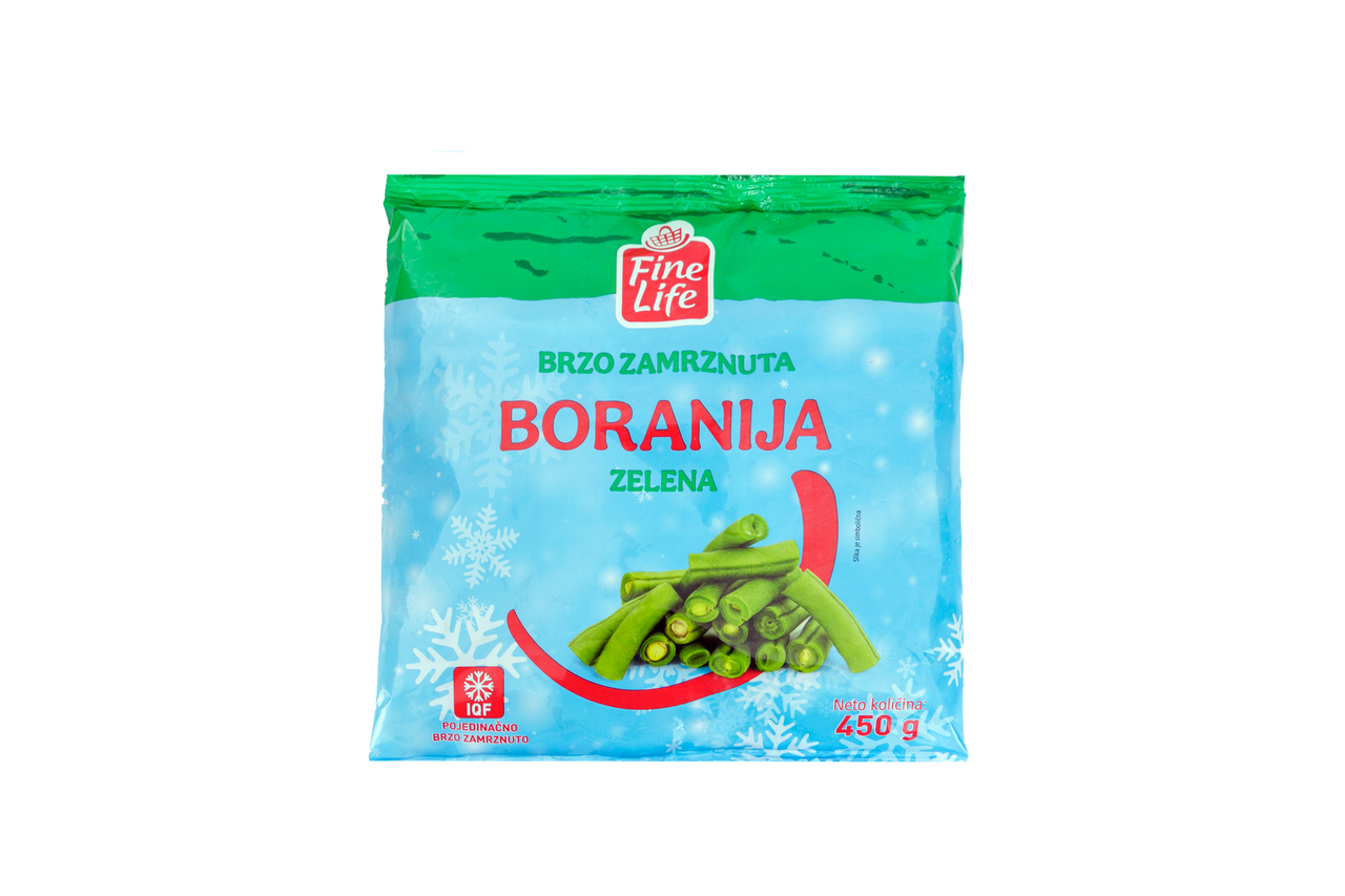 Fine Life Smrznuta boranija zelena 450 g