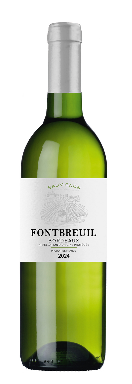 FONTBREUIL Vino bordeaux belo 11,4 % vol, 750 ml