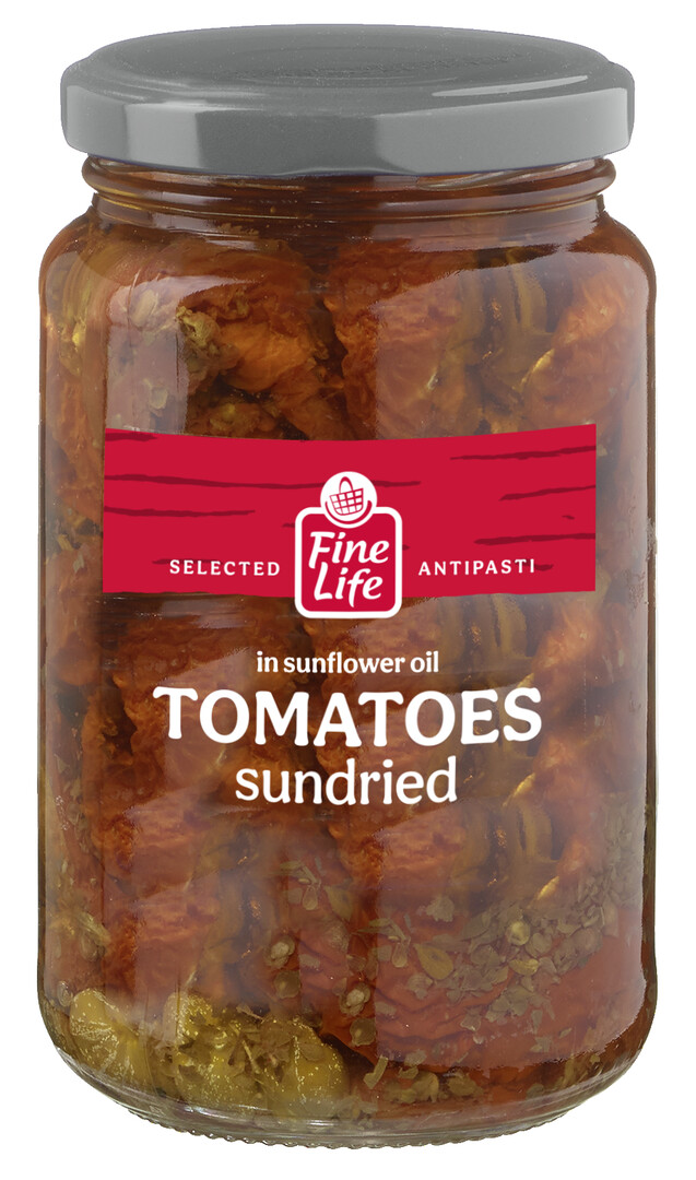 Fine Life Sušeni paradajz polovine 314 ml 280 g, tegla