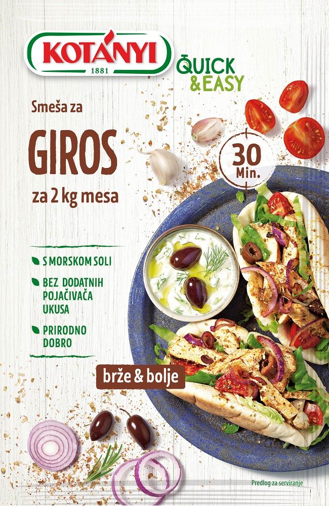 Mesavina zacina quick&easy za giros 35gr kotany