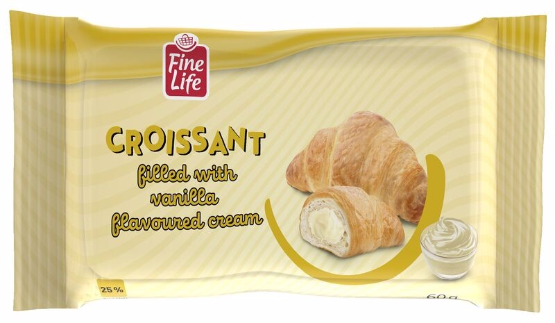 Fine Life Kroasan vanila punjenje 60 g