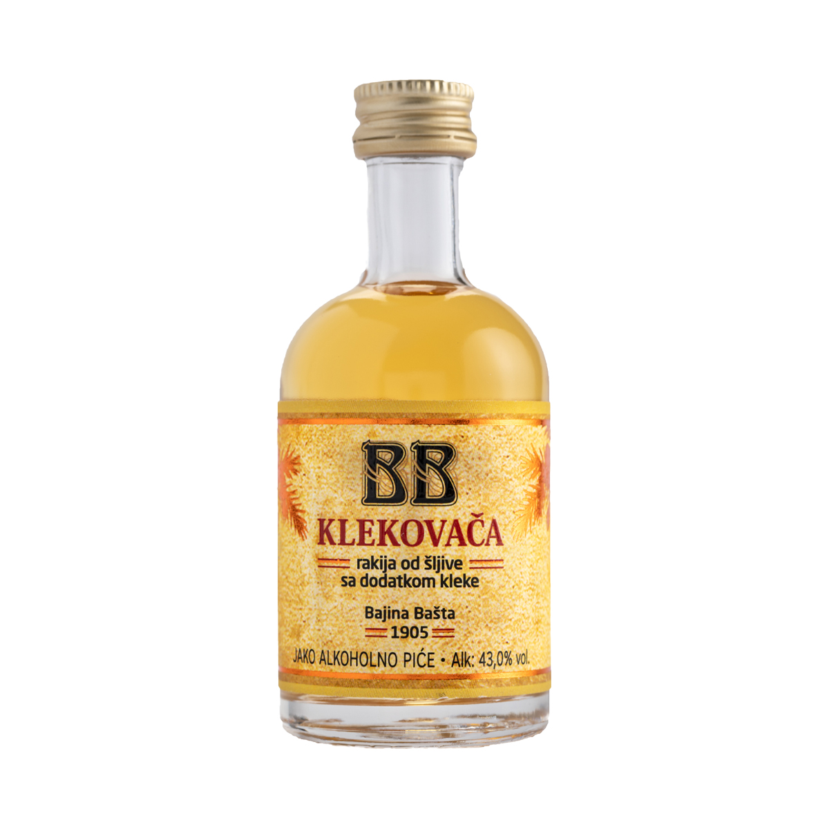 BB Rakija klekovača 43% vol 0,05 l