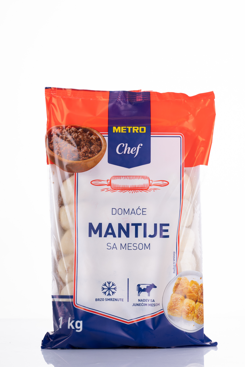 METRO Chef Mantije sa mesom zamrznute 1 kg