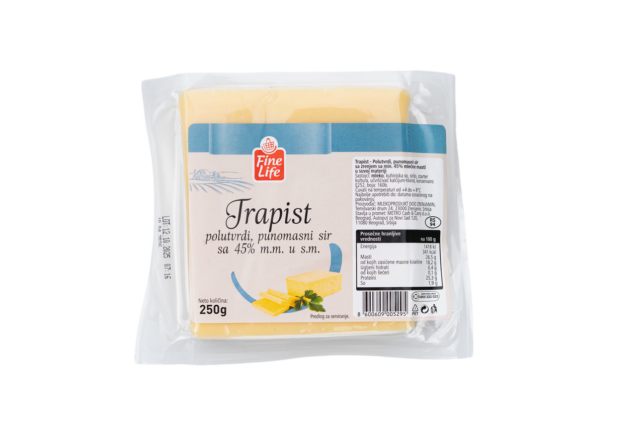 Fine Life Sir trapist 45% mm 250 g