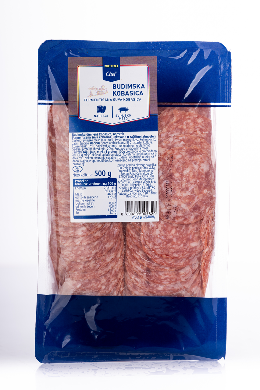 METRO Chef Budimska kobasica slajs 500 g