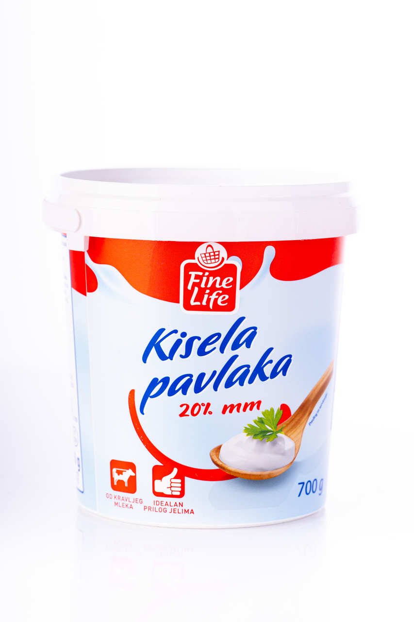 Fine Life Kisela pavlaka 20% mm 700 g
