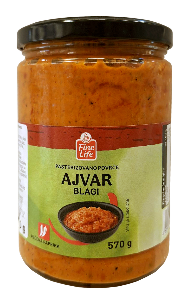 Fine Life Ajvar blagi 570 g
