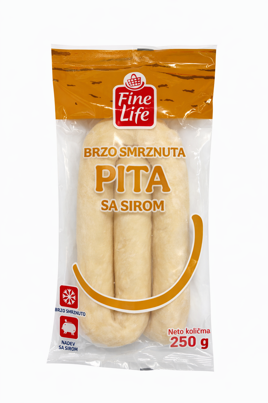 Fine Life Zamrznuta pita sa nadevom od sira 250 g