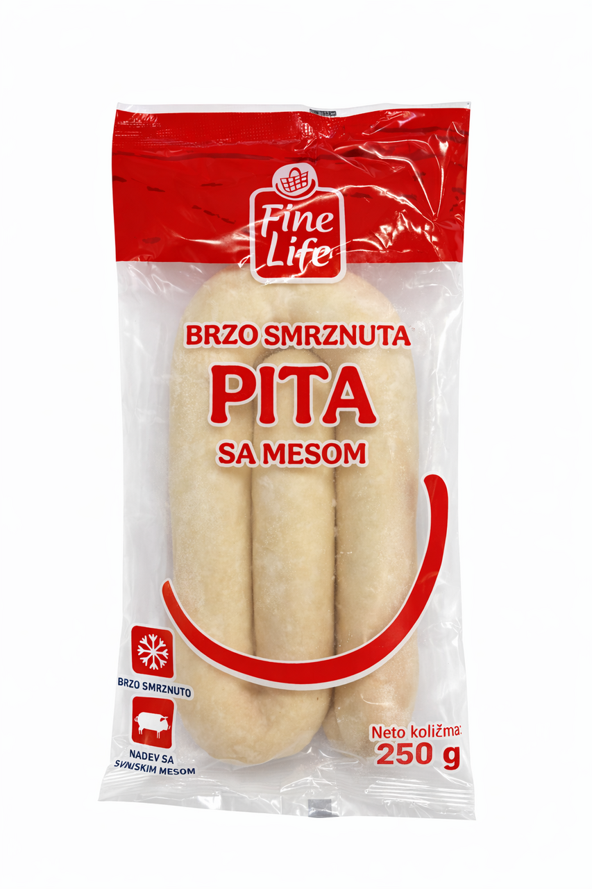 Fine Life Zamrznuta pita sa nadevom od mesa 250 g